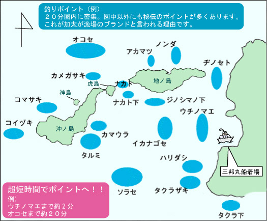 加太のポイント紹介